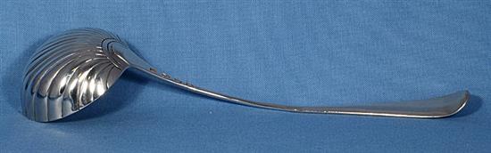 A George III silver Old English pattern soup ladle, Length 12 ¾”/322mm Weight 5.3oz/149grms